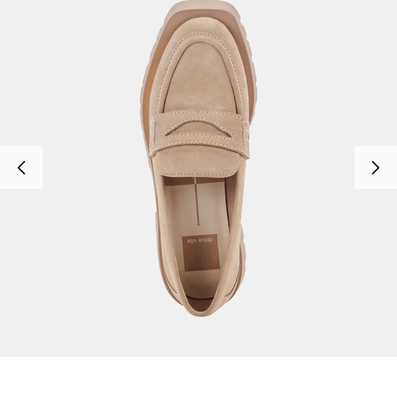 Like New - Trendy Dolce Vita Tan Loafers for Women - Picture 2 of 8